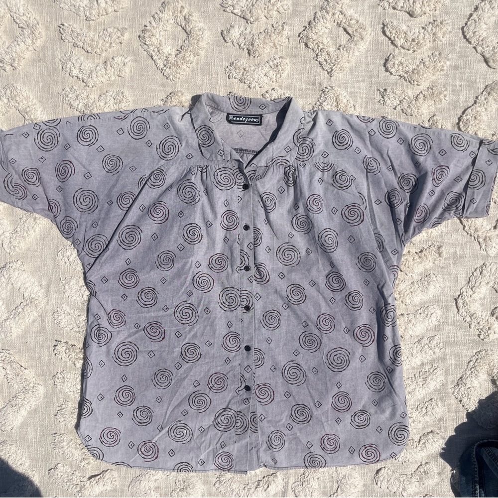 Vintage rendezvous men’s button-down shirt size 2X